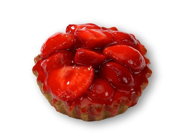 Aardbeienvlaaitje zonder slagroom
