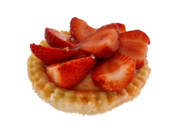 Aardbeien korstschelp zonder slagroom