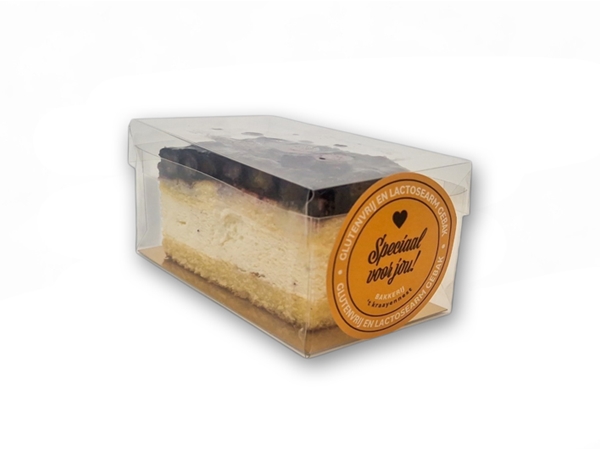 Glutenvrij-lactose-arm gebakje Bosbes