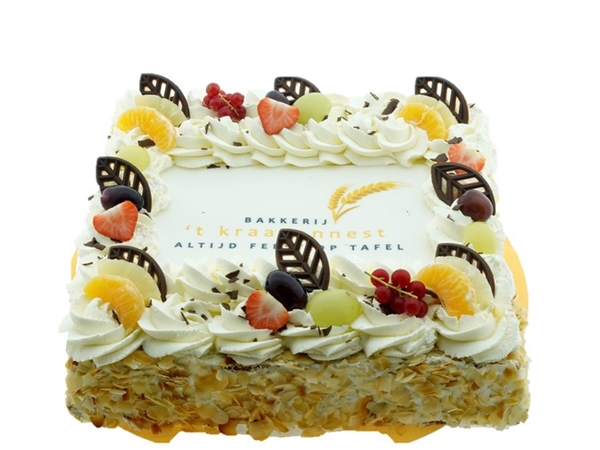 Fototaart 18-20 personen