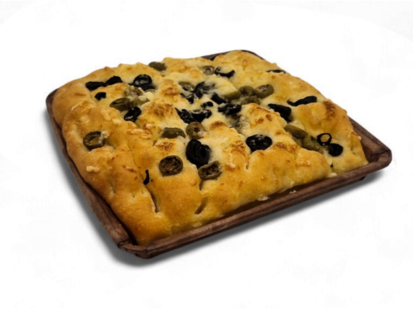 Focaccia Olijf Pesto