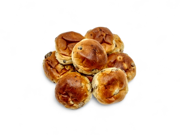 Mini rozijnen krenten bollen&nbsp;per 10