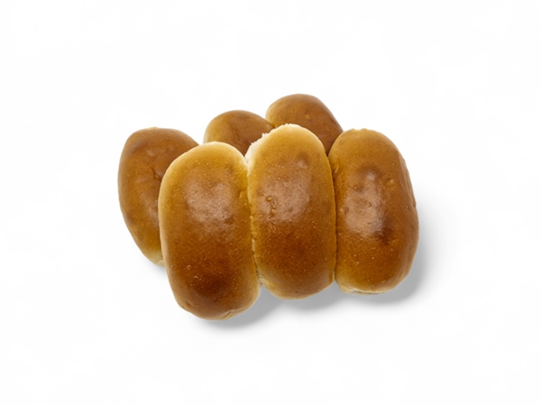 Witte puntbroodjes&nbsp;per 6