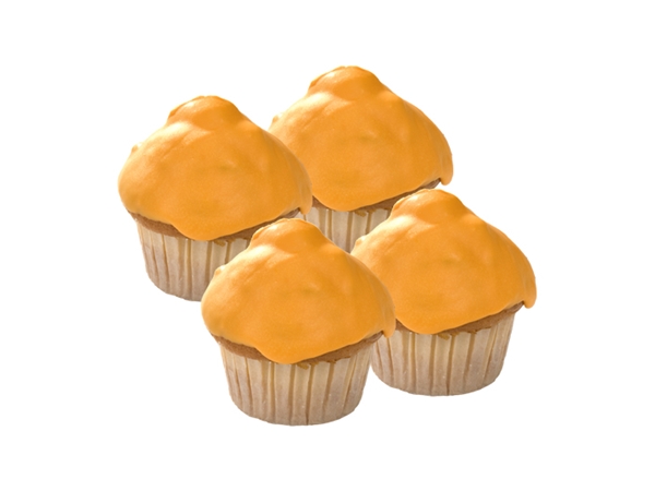 Oranje muffins&nbsp;per 4