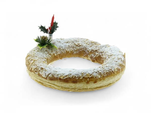 Kerstkrans roomboter amandel